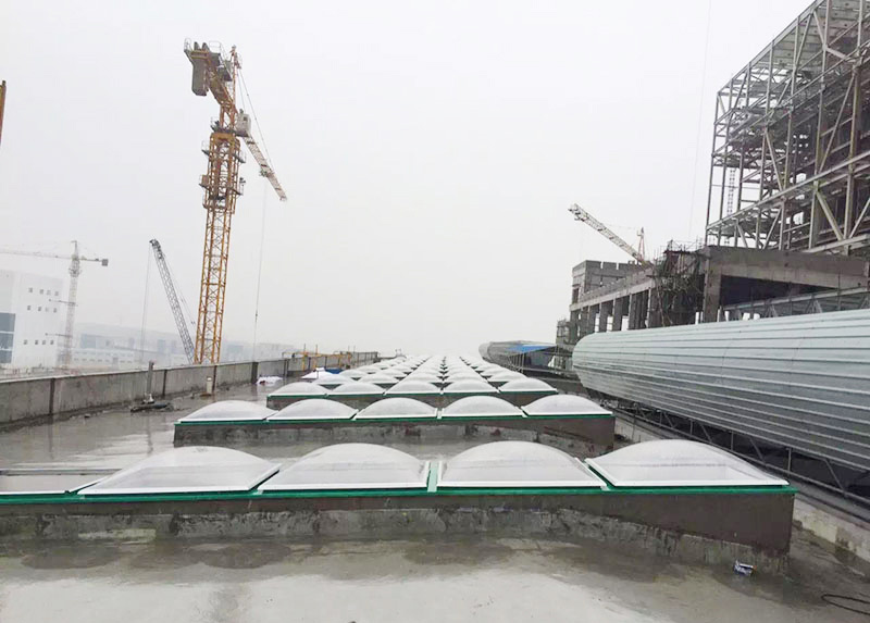 國家電投湄洲灣第二發(fā)電廠(chǎng)汽機房屋面采光罩工程案例