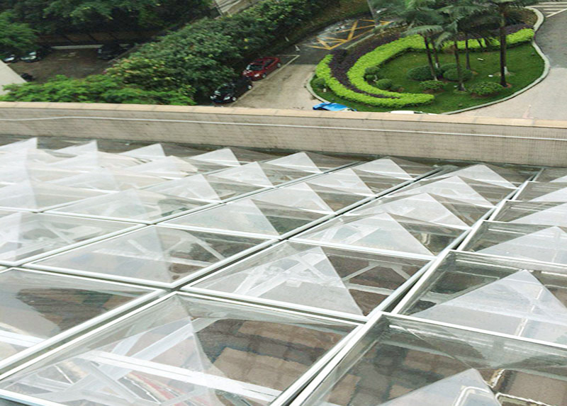 韶關(guān)市財政局辦公樓采光罩工程案例